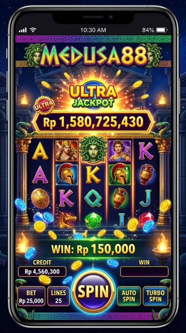 Screenshot tampilan utama aplikasi medusa88 yang mudah digunakan.